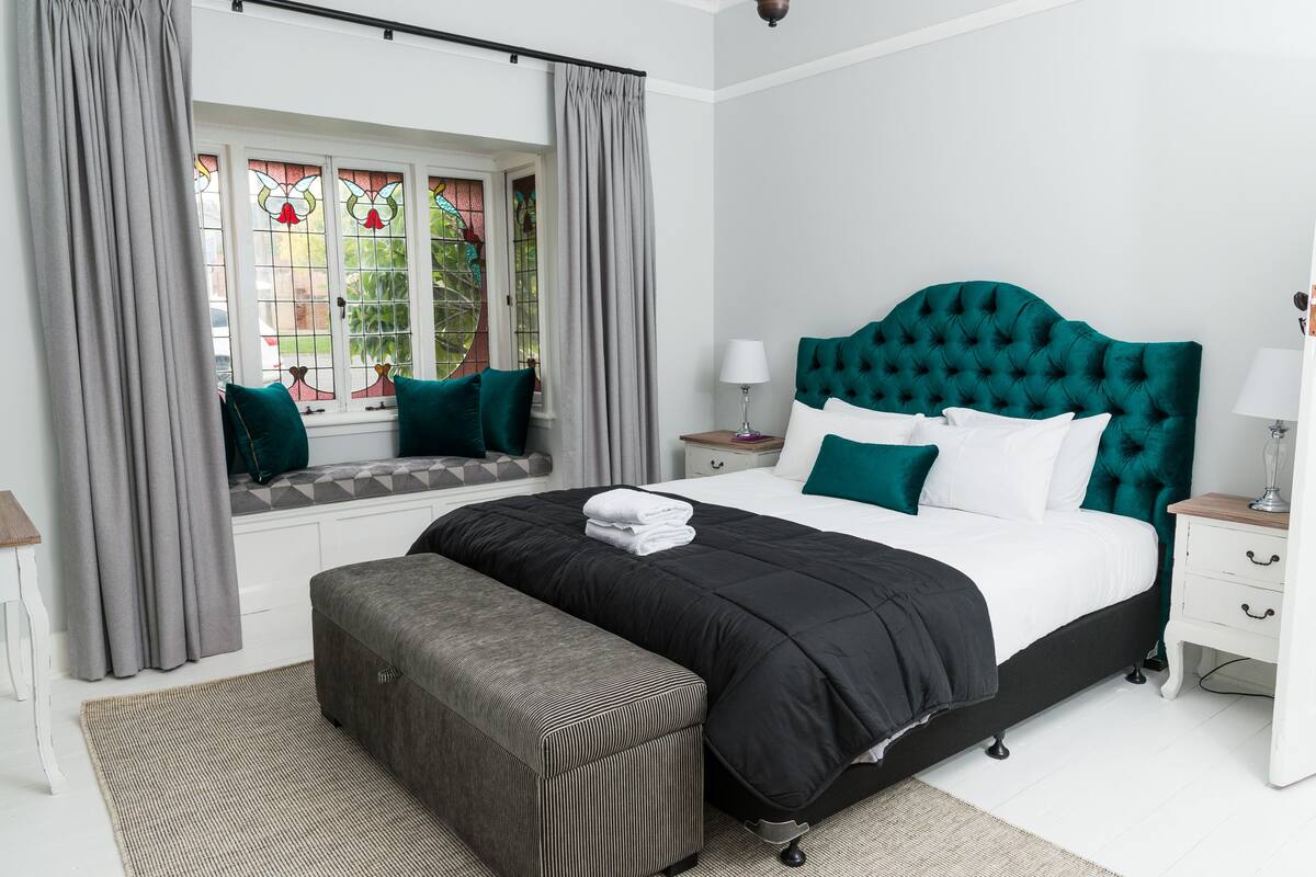 Deluxe-Ferienhaus, 2 Schlafzimmer (Kirsten) | 2 Schlafzimmer, Schreibtisch, laptopgeeigneter Arbeitsplatz