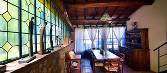 In hard of Chianti villa private garden and pool and use of outdoor hot tub