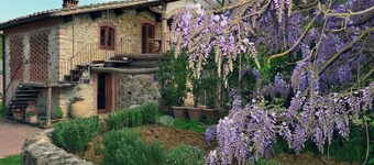   In hard of Chianti villa  private garden and pool  and use of outdoor hot tub