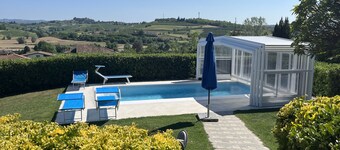 La Casa Blu, Villa mit privatem Pool in Monferrato Langhe, UNESCO-Weltkulturerbe 