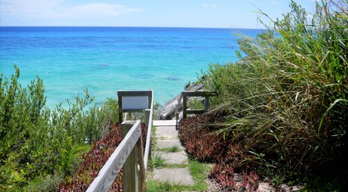 Sand Dollar 2 Bedrm Beachfront house on private Marley Beach with beach views.