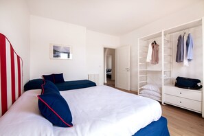5 habitaciones, tabla de planchar con plancha, wifi y ropa de cama 