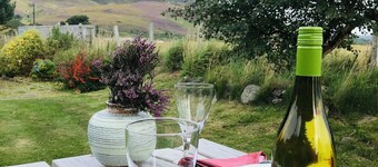 Fantastisk Highland retrett i fredelig glen nær Dornoch 