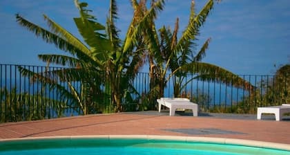 Villa de luxe en bord de mer avec piscine privée, terrasse et vue sur la mer