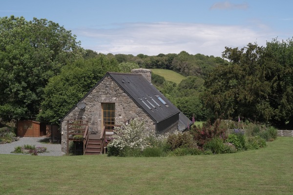 View of house from the garden