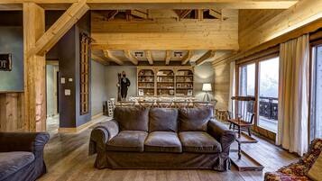 TV, fireplace, video games