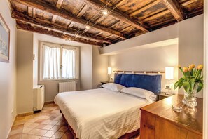 2 bedrooms, in-room safe, iron/ironing board, travel cot