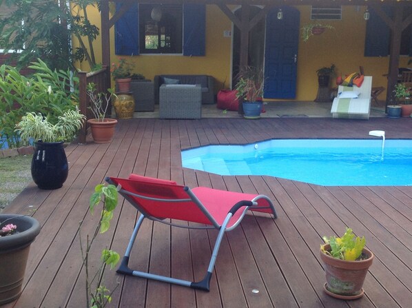 Pool - Your holiday in a beautiful area with pool and spa (GOSIER)