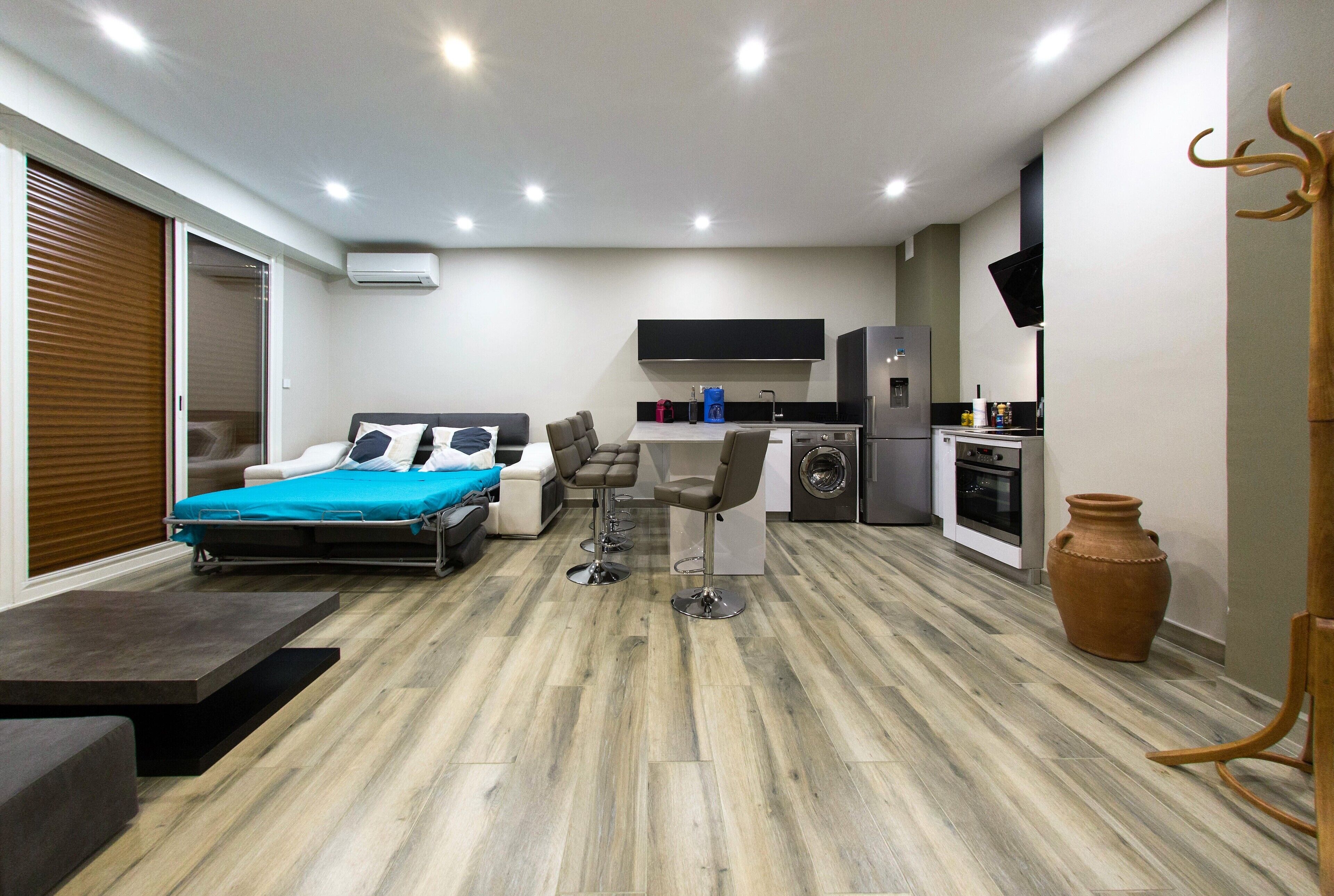 1 chambre, fer et planche à repasser, Wi-Fi gratuit, draps fournis