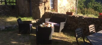 Cévenol cottage in the countryside close to Anduze, and the bamboo plantation