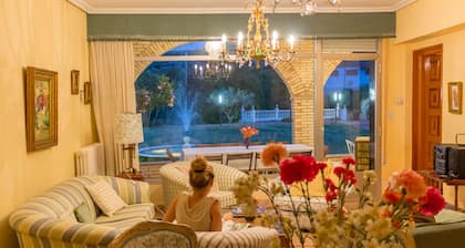 1-8 perso, Casacelin 8 km LOGROÑO, WIFI, TV, Garten, Parkplatz, Grill, Veranda