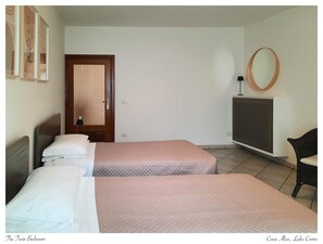 2 bedrooms, in-room safe, iron/ironing board, free WiFi
