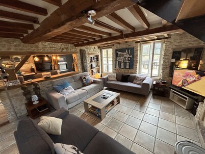 Casa con encanto, 3 estrellas *** 6 personas, a 3 minutos de Arromanches y las playas
