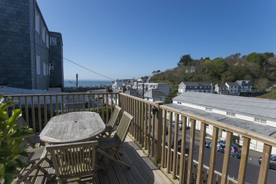Casa de Pescador vieja con Sun Deck Ofrenda Vistas al mar de Puerto del St Mawes