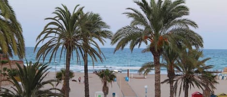 Aan het strand