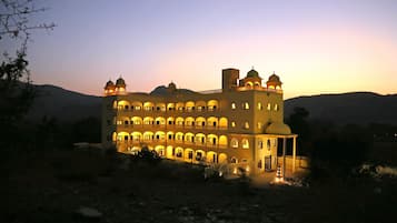 Front of property – evening/night