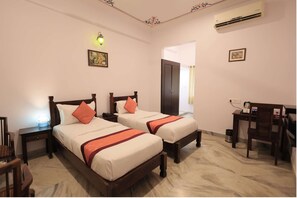 Executive Double Room, 1 Queen Bed, Private Bathroom, Mountain View | Bathroom | Shower, designer toiletries, towels - Atulya Niwas - Aravali views (Udaipur)