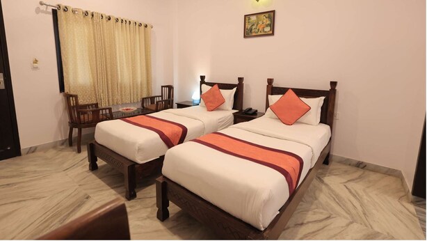 Executive Double Room, 1 Queen Bed, Private Bathroom, Mountain View | Bathroom | Shower, designer toiletries, towels - Atulya Niwas - Aravali views (Udaipur)