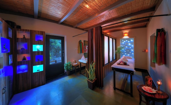Body treatments, deep-tissue massages