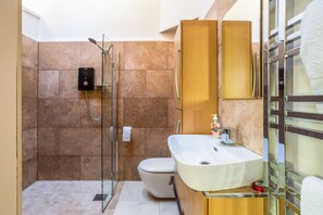 Free toiletries, hair dryer, towels