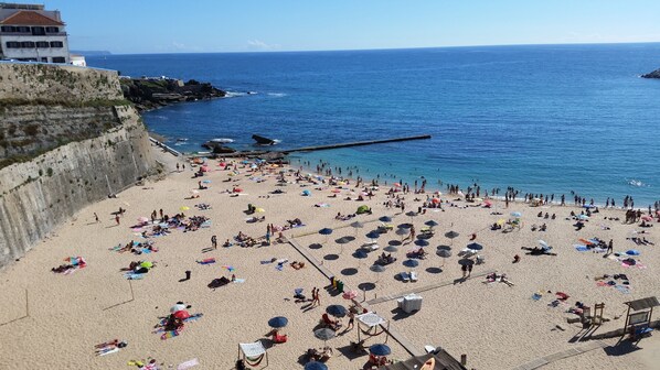 Beach nearby, sun-loungers