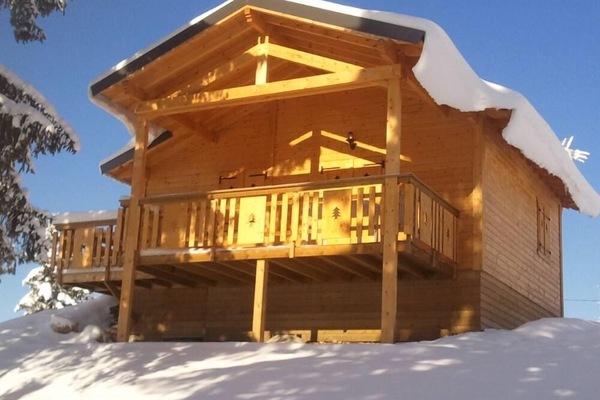 chalet vu de face
