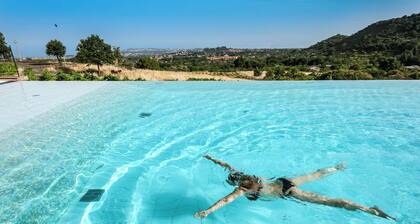 Villa on wine estate with private pool and views