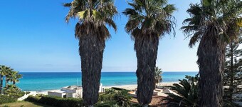 Villa with superb garden and access to sandy beach