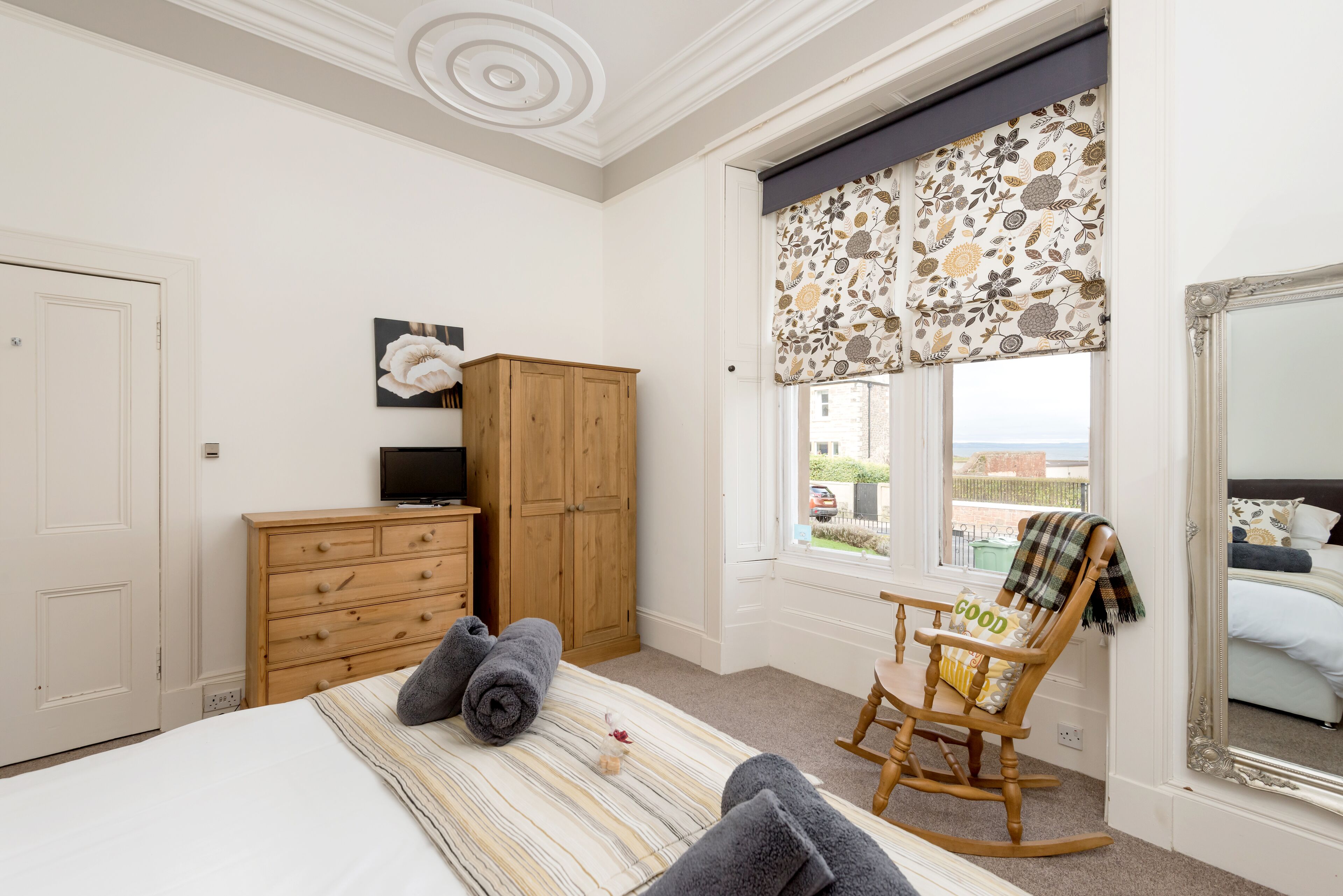 2 bedrooms, in-room safe, iron/ironing board, WiFi