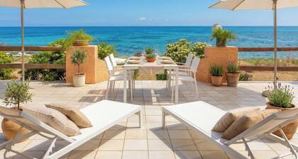 Villa am Ufer des Yachthafens von Sorso, 3 Schlafzimmer, Veranda mit Meerblick, Garten