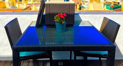 BEAUTIFUL PANORAMIC PENTHOUSE + 20m2 TERRACE at 800m BEACH/BORN/GÓTIC QUARTERS