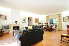 Télévision, cheminée