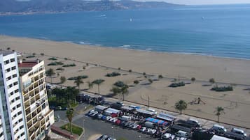Vlak bij het strand