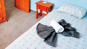 2 slaapkamers, een strijkplank/strijkijzer, wifi, beddengoed