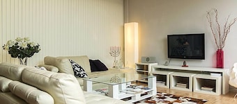 Exklusivt hus några meter från stranden