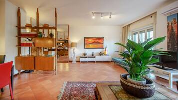 Smart TV, DVD player, video library