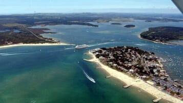 Beach nearby, beach towels
