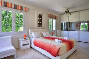5 bedrooms, in-room safe, iron/ironing board, travel crib