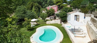 Unique restored villa with private pool nestled in unspoiled valley
