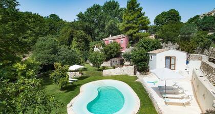 Unique restored villa with private pool nestled in unspoiled valley