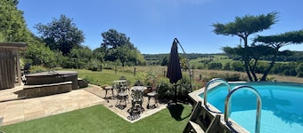 Propiedad en Périgord Agenais, vista impresionante, piscina, SPA, Sauna, privado