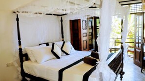Ropa de cama de alta calidad y minibar 