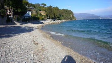 En la playa
