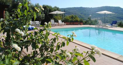 Wonderful villa with pool in a panoramic position at the gateway to Cilento.