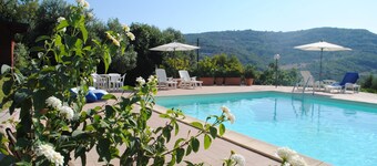 Wonderful villa with pool in a panoramic position at the gateway to Cilento.