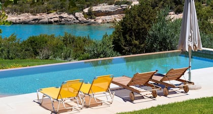 Villa Aria - Villa de luxe en front de mer avec piscine et court de tennis