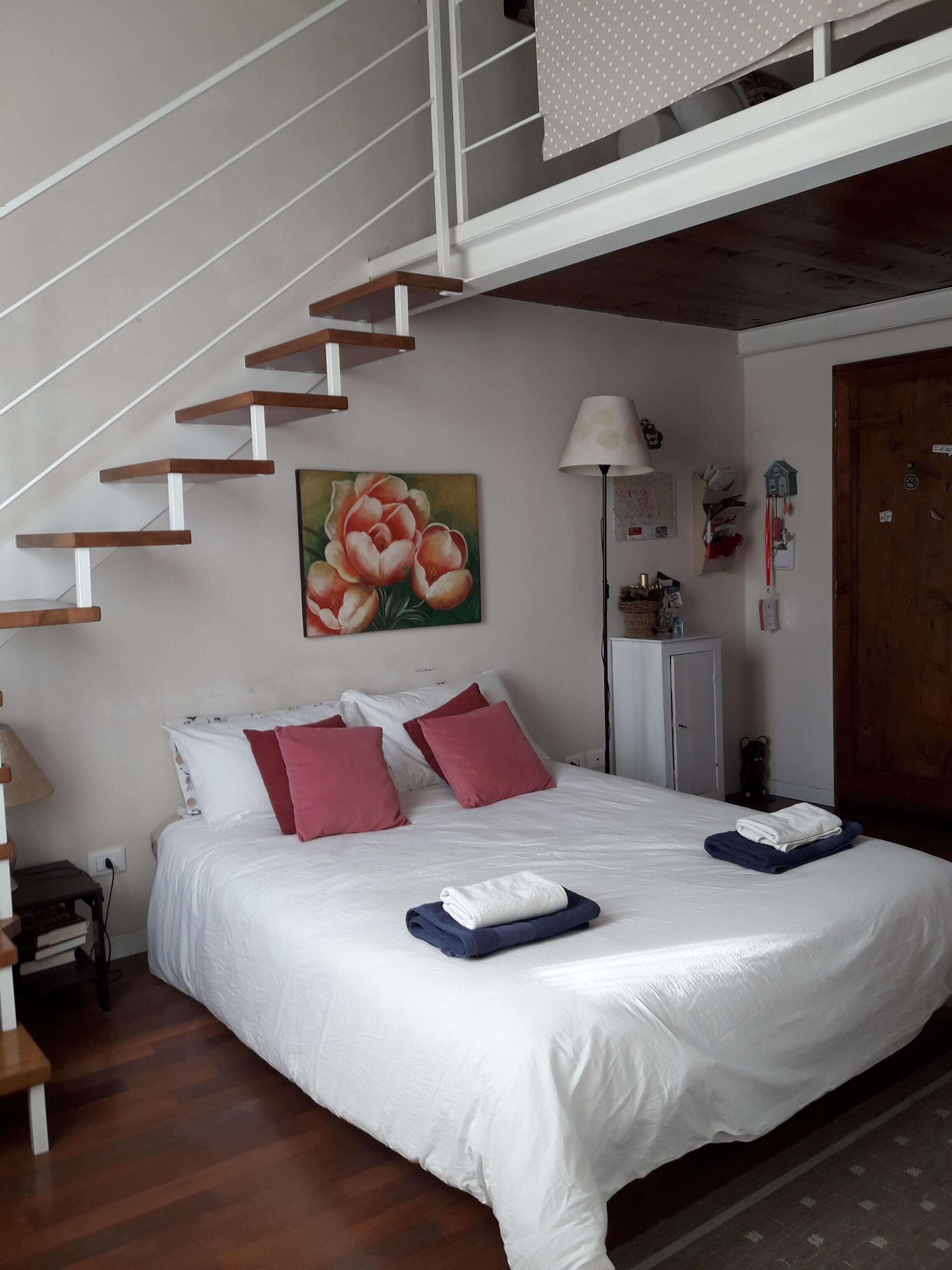 2 Schlafzimmer, Schreibtisch, Bügeleisen/Bügelbrett, kostenloses WLAN