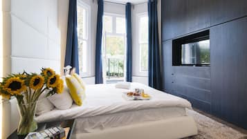 2 makuuhuonetta, tallelokero huoneessa, silitysrauta/-lauta, Wi-Fi