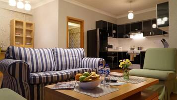 2-Bedroom Apartment | Living area | LED TV