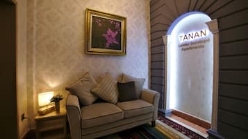 Sala de estar en el lobby